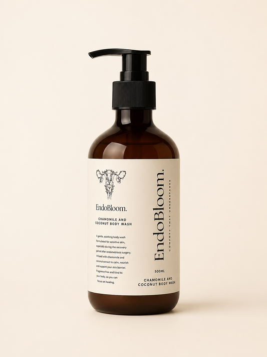 Calming Chamomile & Coconut Body Wash 500ML (release date 10/8/26) pre-order only.